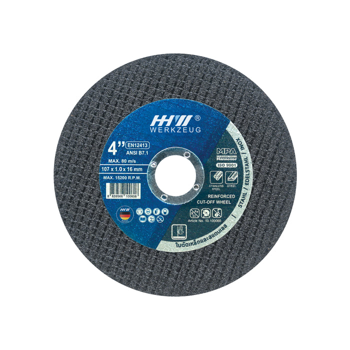 HHW ใบตัดงานก่อสร้าง 4 นิ้ว Cutting Disc Construction 4" 10.100060