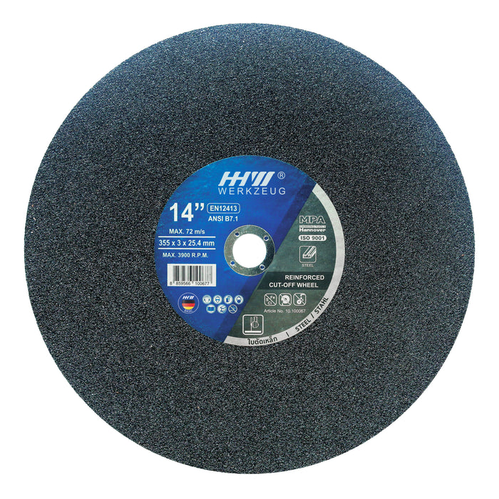 HHW ใบตัดงานก่อสร้าง 14 นิ้ว Cutting Disc Construction 14" 10.100067