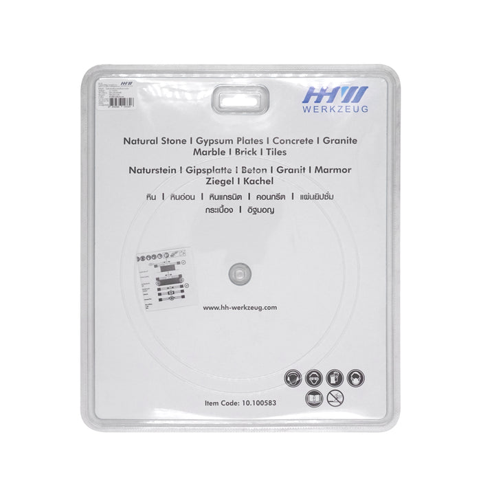 HHW ใบตัดเพชรงานก่อสร้าง 9นิ้ว Diamond Cutting Discs Construction 9” 10.100583