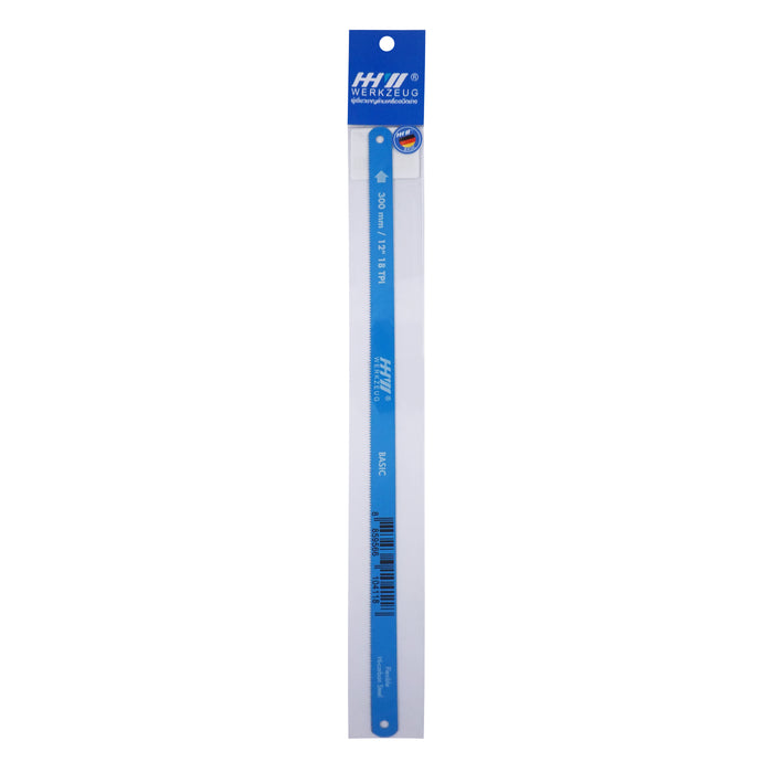 HHW ใบเลื่อยเหล็กไฮ-คาร์บอน 18 ฟัน HACKSAW BLADE FLEXIBLE HI-CARBON STEEL 18 TOOTH 10.101014