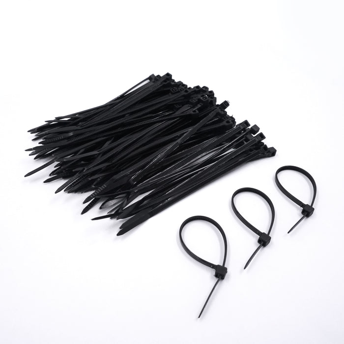 HHW เคเบิ้ลไทร์ 4 นิ้ว (สีดำ) Nylon Cable Ties 4" (Black) 10.101788