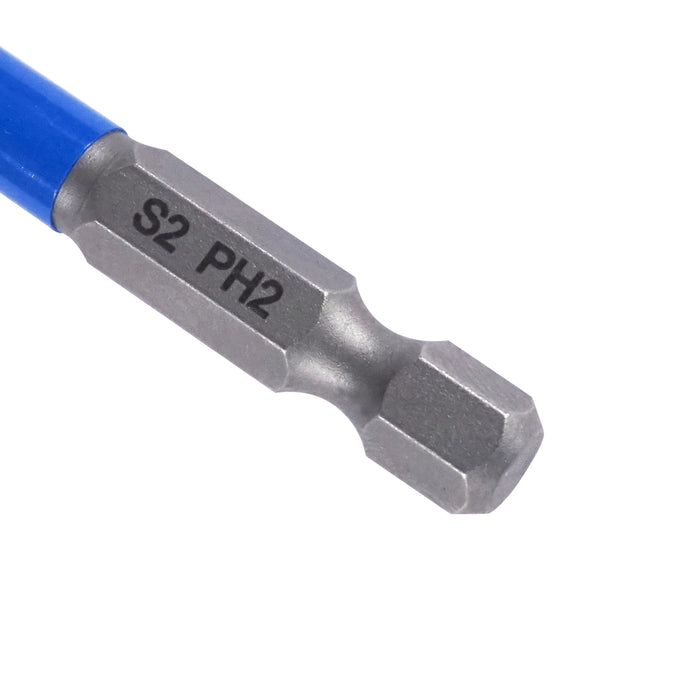 HHW ดอกไขควง พร้อมแม่เหล็ก 150 มม. (แพ็ค 10 ชิ้น) PH2 Supergrip Magnetic Screwdriver Bit 150 mm. (10 pcs.) 10.101865
