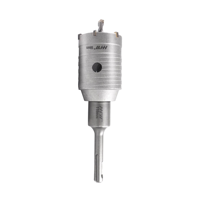 HHW โฮลซอเจาะคอนกรีต 100 มม TCT Hammer Core Bit SDS PLUS Size 100 mm. 10.102290
