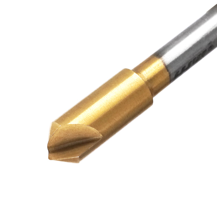 HHW ดอกเคาเตอร์ซิงค์ฟันเดี่ยว ขนาด 10.0 มม Counter Sink 90° DIN 335C TIN Size 10.0 mm 10.102319