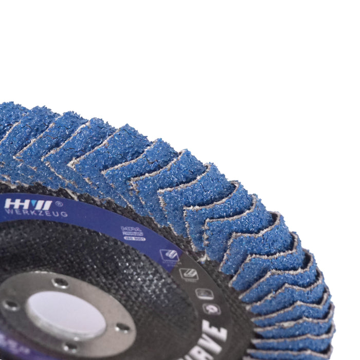 HHW ใบเจียรโค้ง 4 นิ้ว เบอร์ 60 Flap disc Curve 4" Grit 60 10.102326