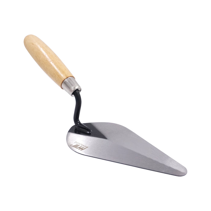 HHW เกรียงก่อสามเหลี่ยม 6 นิ้ว Bricklaying Trowel Wood Handle 6" 11.100072