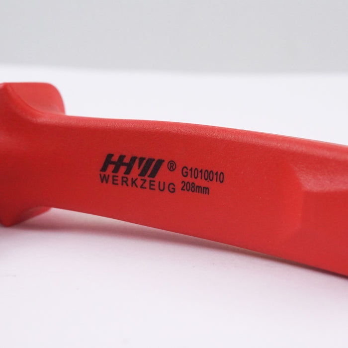 HHW คีมปากแหลม หุ้มฉนวนกันไฟ ขนาด 8 นิ้ว VDE Snipe Nose Plier ISO 5746 IEC 60900 Size 8" 11.100121