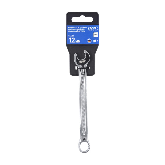 HHW ประแจแหวนข้างปากตาย ขนาด 12 มม Combination spanner 12 mm 11.200008